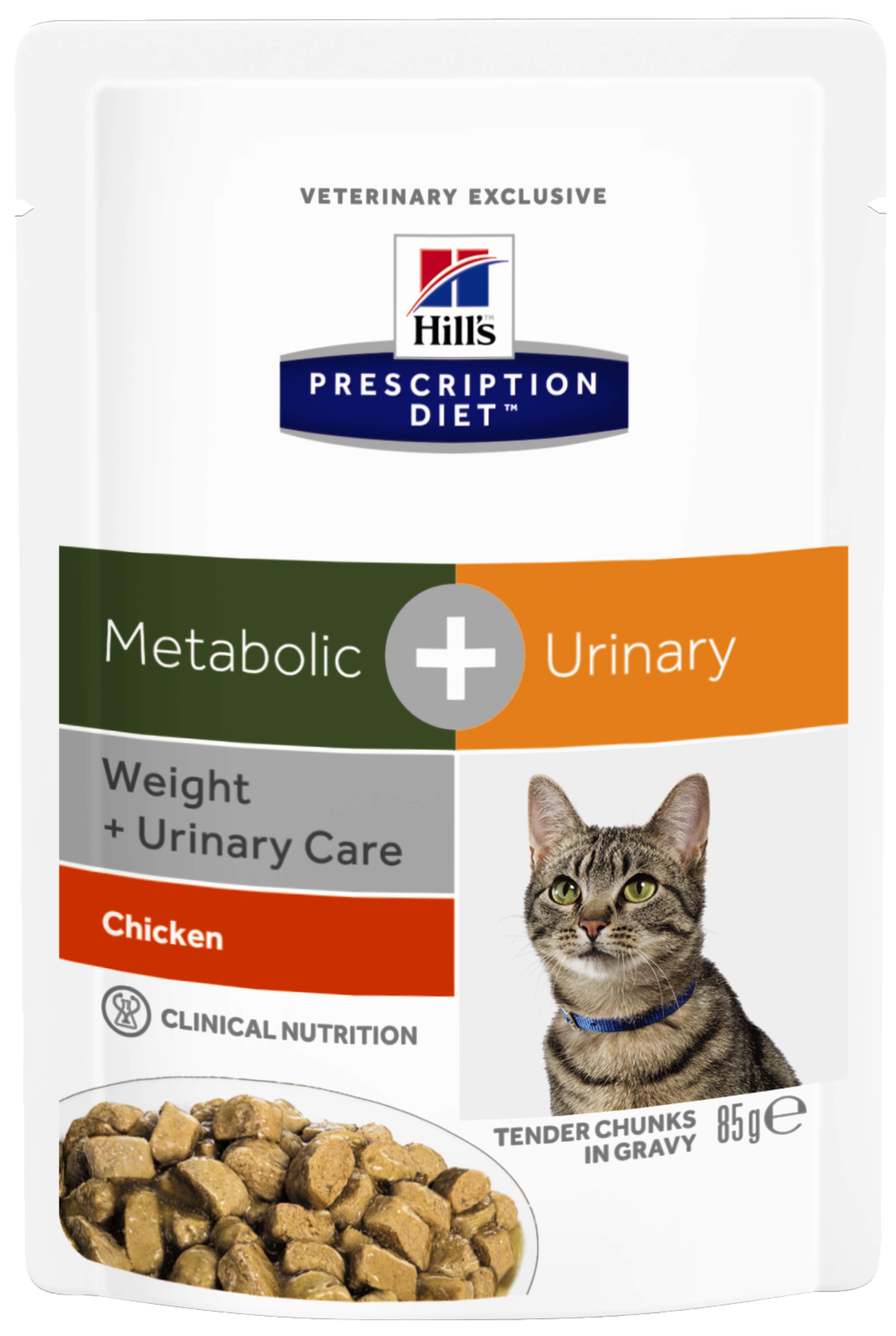 Hill's PD Metabolic+Urinary пауч для кошек 85 г 1