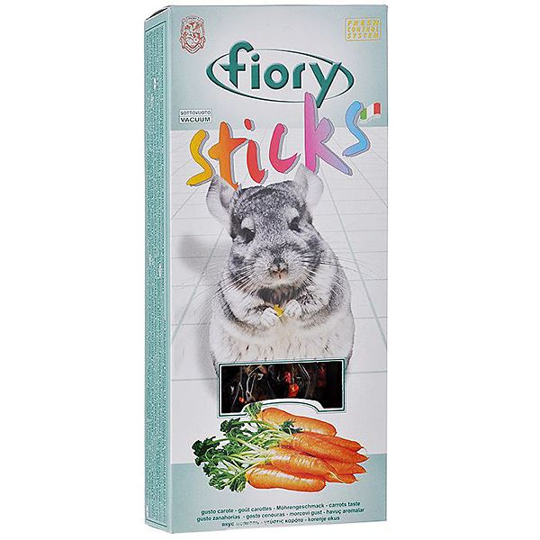 Fiory Sticks Палочки с морковью для шиншилл 40 г 2 шт 1