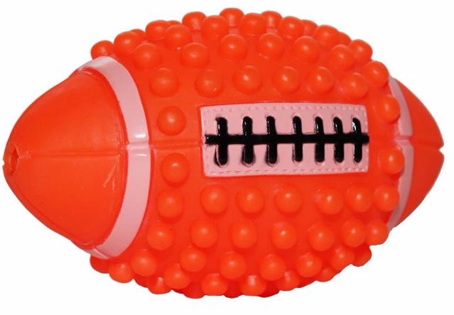 Игрушка Ziver Мяч регби винил для собак 10,5 см 1
