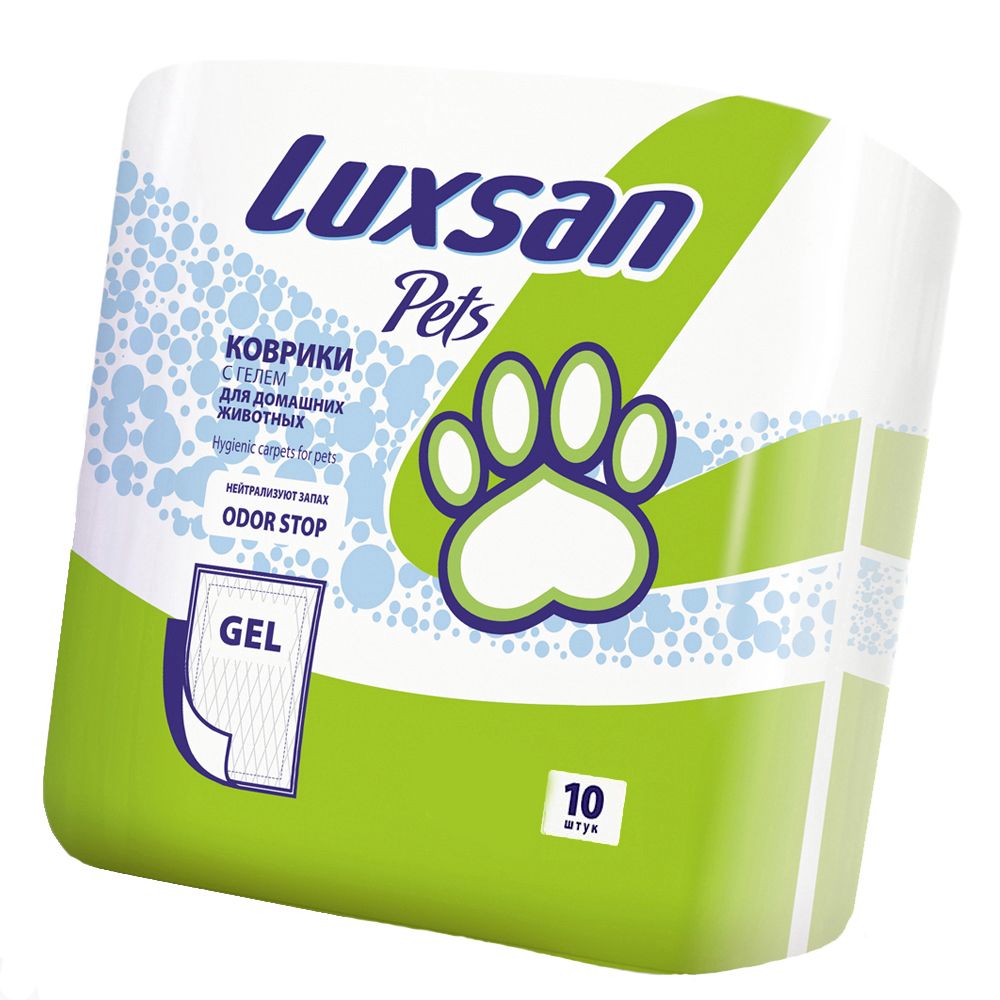Пеленки Luxsan Pets гель для животных 60*60 см 10 шт 1