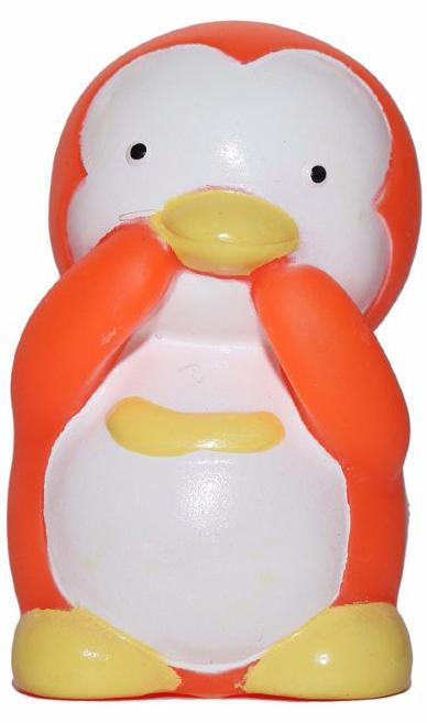 Игрушка Ziver Пингвин Бэби оранжевый латекс для собак 6 см 1