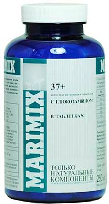 Marimix 37+ витаминно-минер комплекс с глюкозамином для животных 250 шт 1
