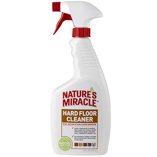 8 in 1 Natures Miracle Hard Floor Cleaner уничтожитель пятен и запаха для всех видов полов 709 мл 1