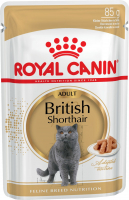 Royal Canin British Shorthair Adult в соусе пауч для кошек 85 г