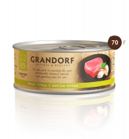 Grandorf Филе тунца с мясом краба консерва для кошек 70 г