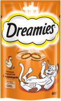 Подушечки Dreamies с курицей для кошек