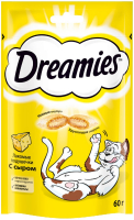 Подушечки Dreamies с сыром для кошек