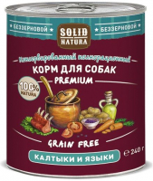 Solid Natura Калтык/Язык консервы для собак 240 г