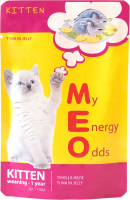 Me-O Тунец в желе пауч для котят 80 г