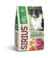 Sirius Adult Говядина/овощи для собак