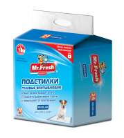 Пеленки Mr. Fresh Expert Regular для животных 60*60 см 24 шт