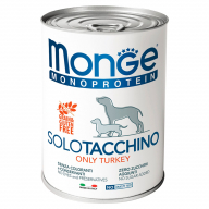 Monge Monoprotein Solo Индейка паштет консервы для собак