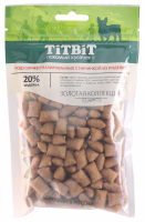 Подушечки TitBit ЗК глазированные с начинкой из индейки для собак 100 г