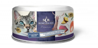 Secret Premium Тунец/лосось/кальмар/ананас в желе конс для кошек 170 г							