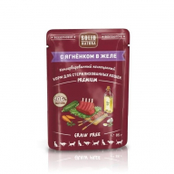 Solid Natura Premium Sterilized Ягненок желе пауч для кошек 85 г