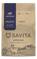 Savita Sterilized Кролик для кошек