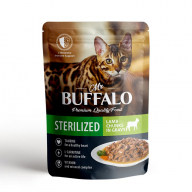 Mr.Buffalo Sterilized Ягненок соус пауч для кошек 85 г