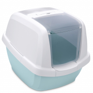 Био-туалет IMAC MADDY  белый/цвет морской волны для кошек 62х49,5х47,5h  см