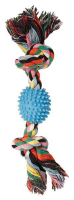 Грейфер веревка Triol цветная 2 узла, мяч XJ0057 для собак 31 см