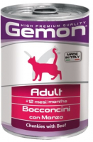 Gemon Adult Говядина консервы для кошек 415 г