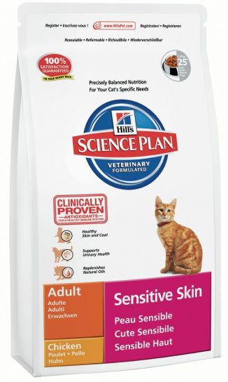 Hill's SP Adult Sensitive Skin Курица для кошек 1