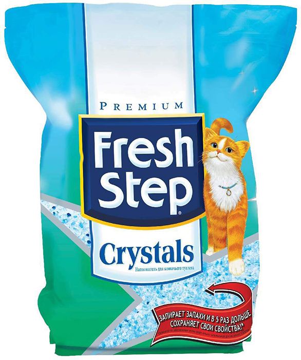 Наполнитель Fresh Step Crystals силикагель для кошек 1