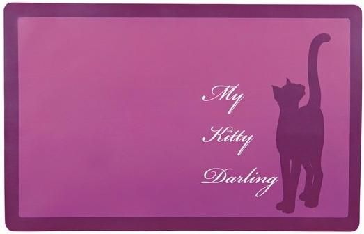 Коврик "My Kitty Darling" под миску винил 1