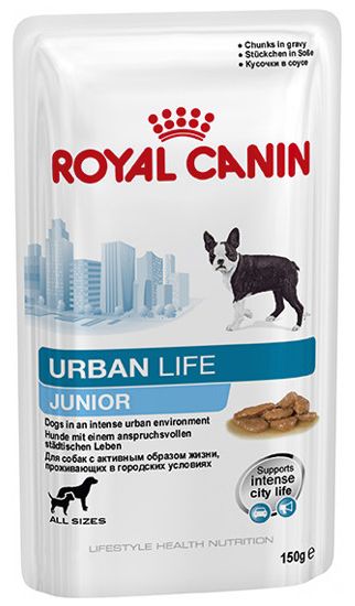 Royal Canin Urban Life Junior соус пауч для собак 150 г 1