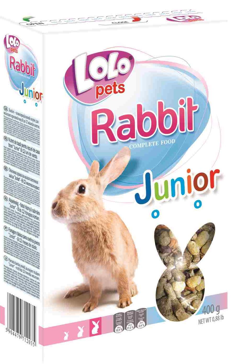 LoLo Pets корм для молодых кроликов 400 г 1