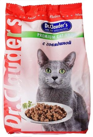 Dr. Clauder's Говядина для кошек 400 г 1