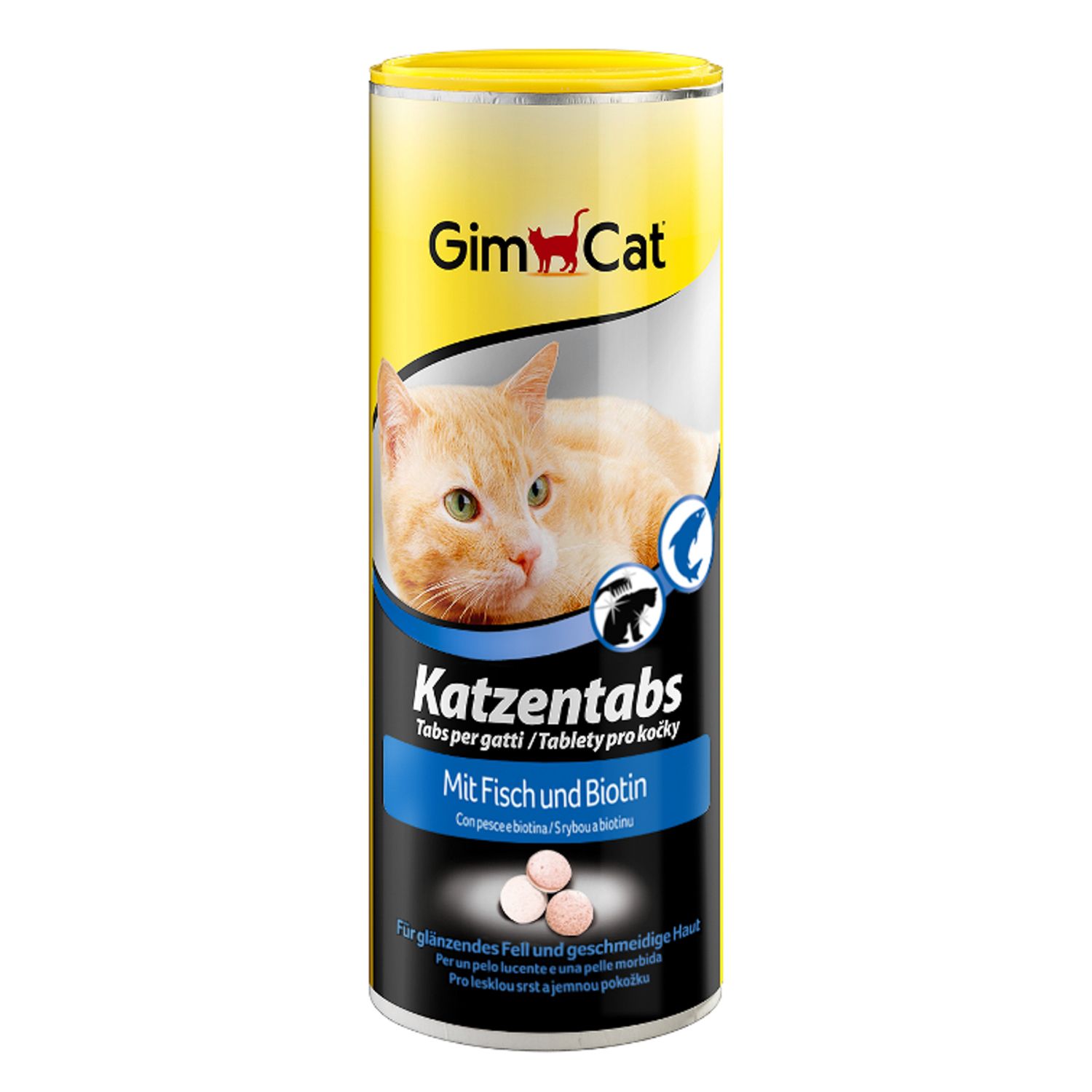 GimCat Katzentabs витаминная добавка Рыба для кошек 710 шт 1