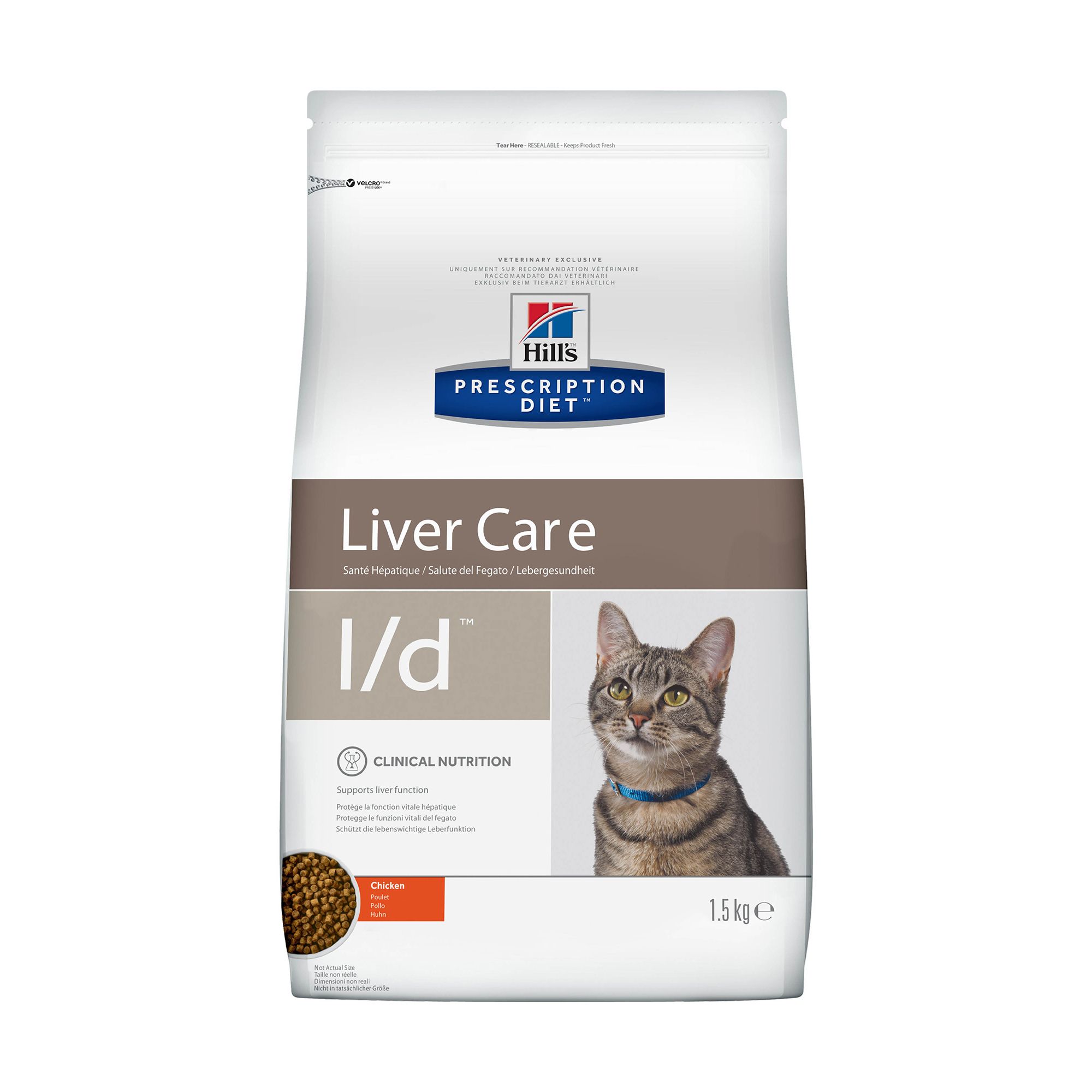 Hill's PD L/D Liver Care для кошек 1,5 кг 1