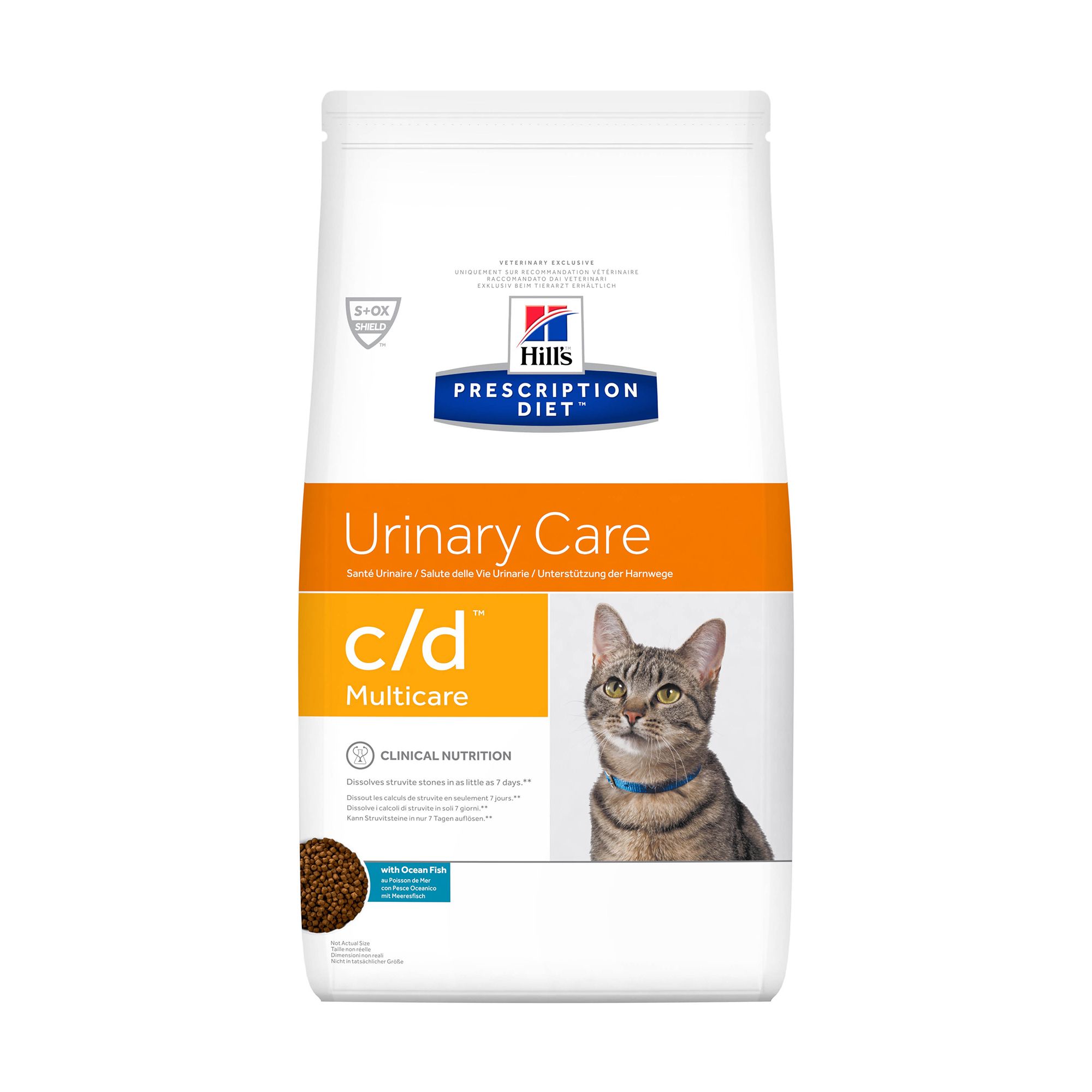 Hill's PD Urinary Care C/D Рыба для кошек 1,5 кг 1
