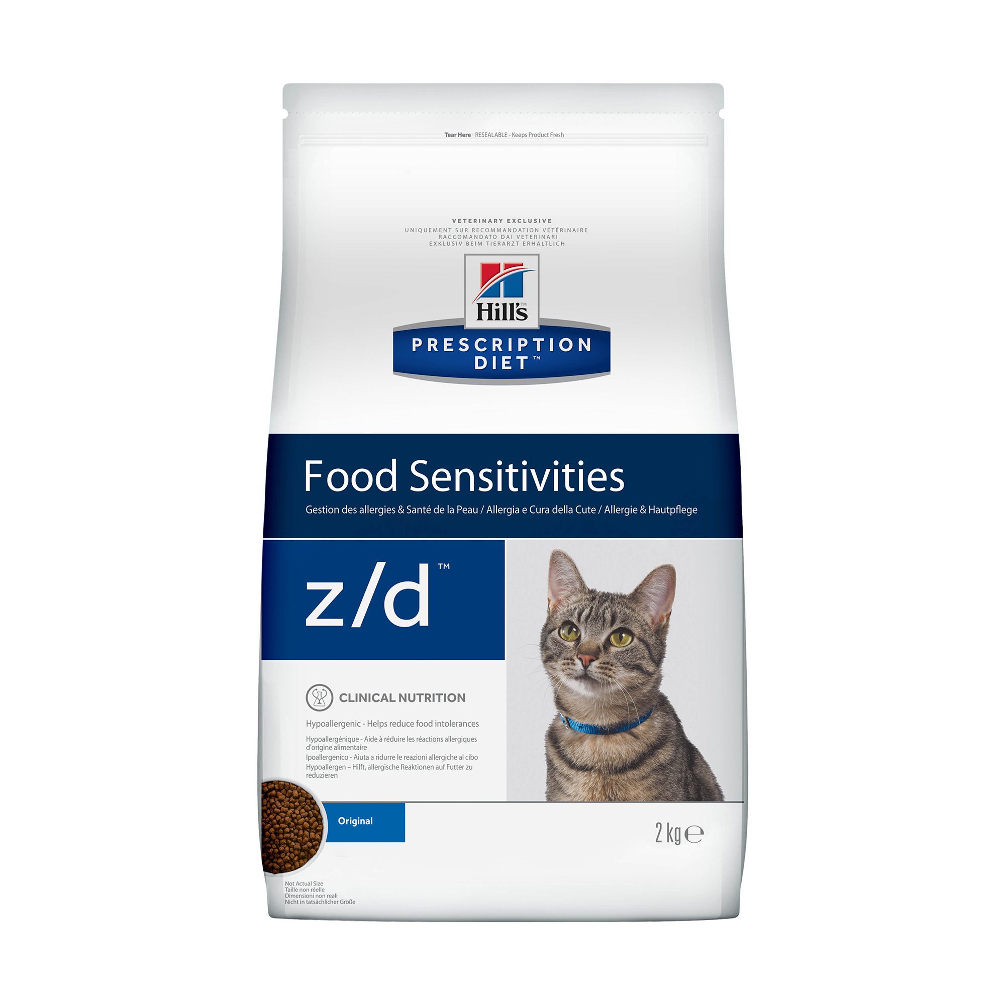 Hill's PD Food Sensitivities Z/D для кошек 2 кг 1
