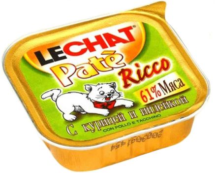 Lechat Курица/Индейка лам для кошек 100 гр 1