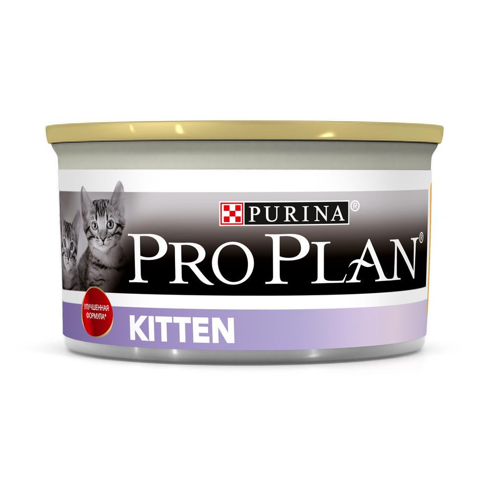 Pro Plan Kitten Курица мусс консервы для котят 85 г 1