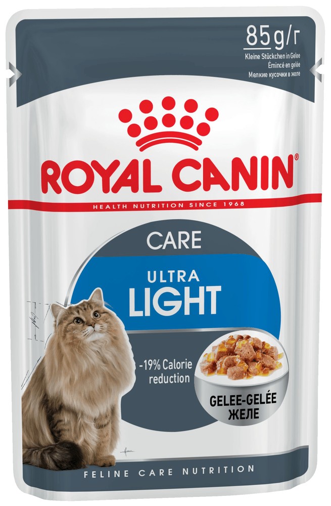 Royal Canin Ultra Light в желе пауч для кошек 85 г 1