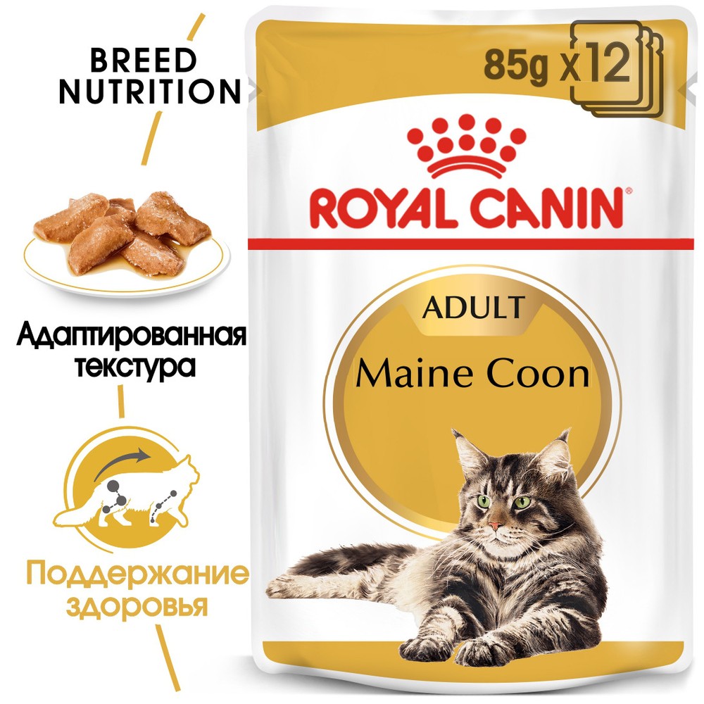 Royal Canin Maine Coon в соусе пауч для кошек 85 г 2