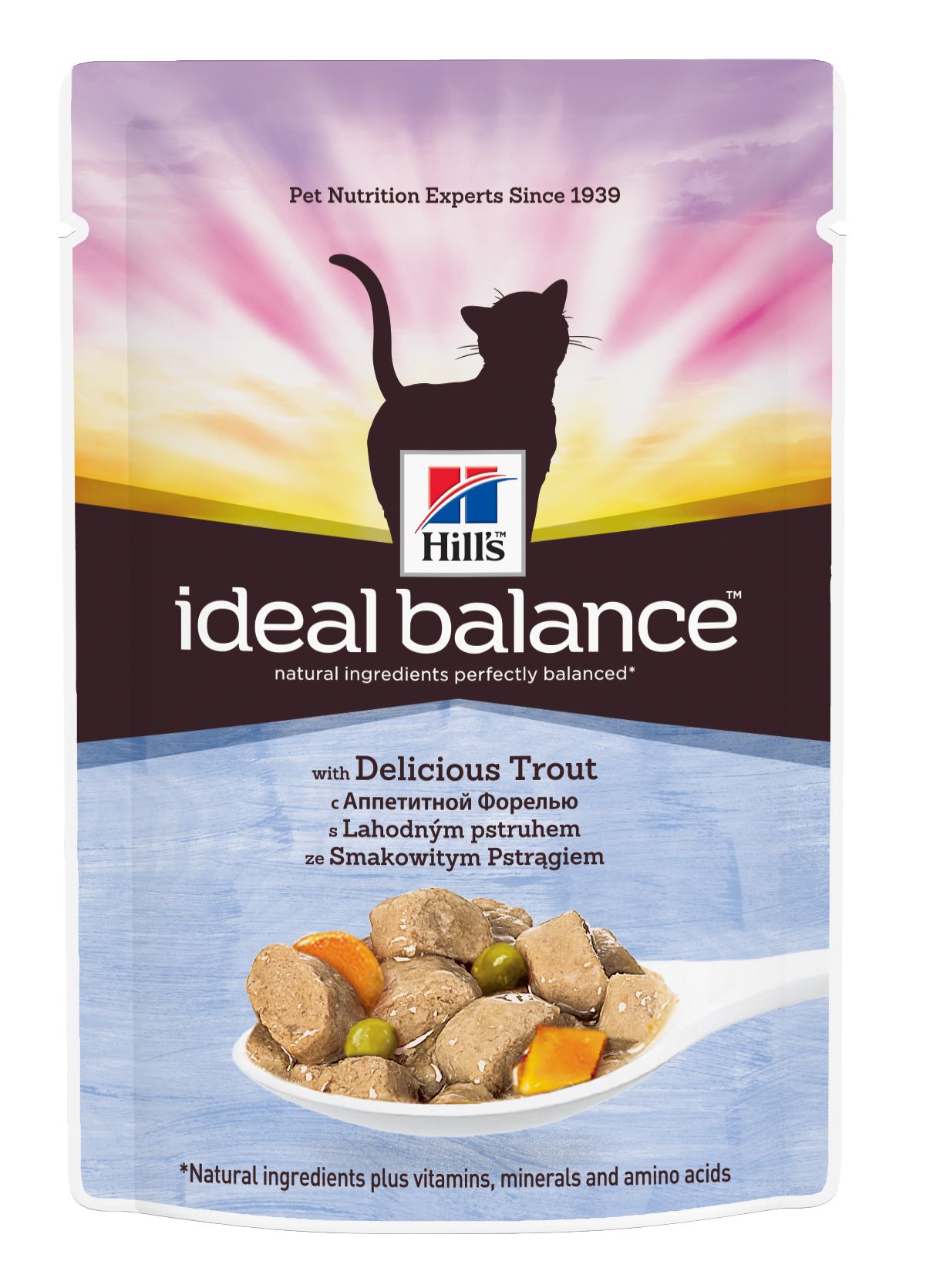 Hill's Ideal Balance Аппетитная форель пауч для кошек 85 г 1