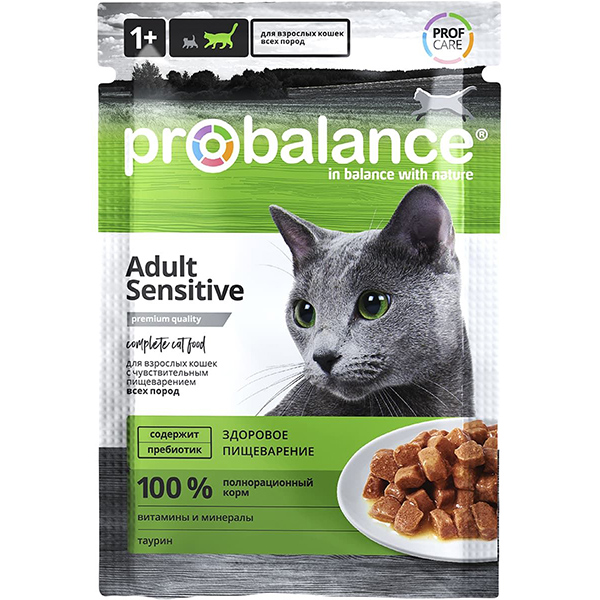 ProBalance Sensitive пауч для кошек 85 г 1