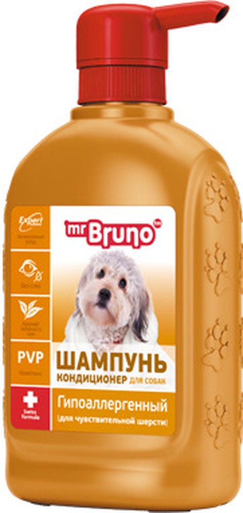 Шампунь-кондиционер Mr Bruno "Гипоаллергенный" для собак 350 мл 1