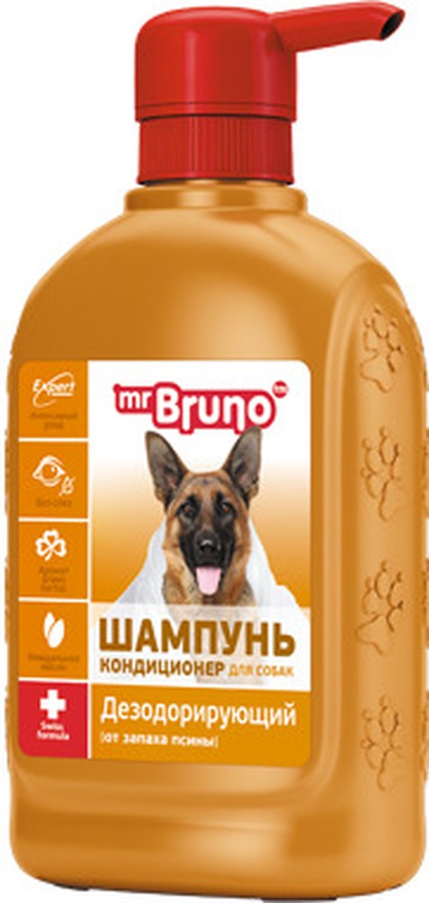 Шампунь-кондиционер Mr Bruno "Дезодорирующий" для собак 350 мл 1