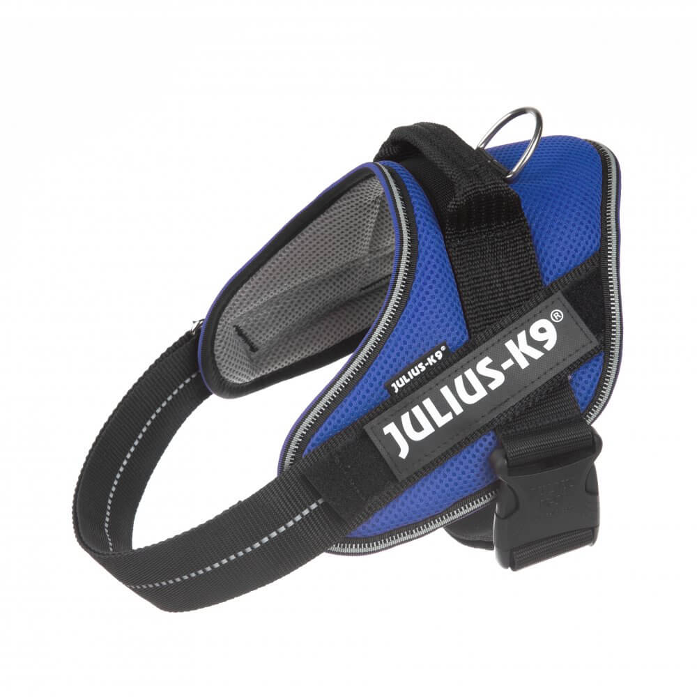 Шлейка JULIUS-K9 IDC®-Powerharness 2 синяя для собак (71-96см/ 28-40кг) 1