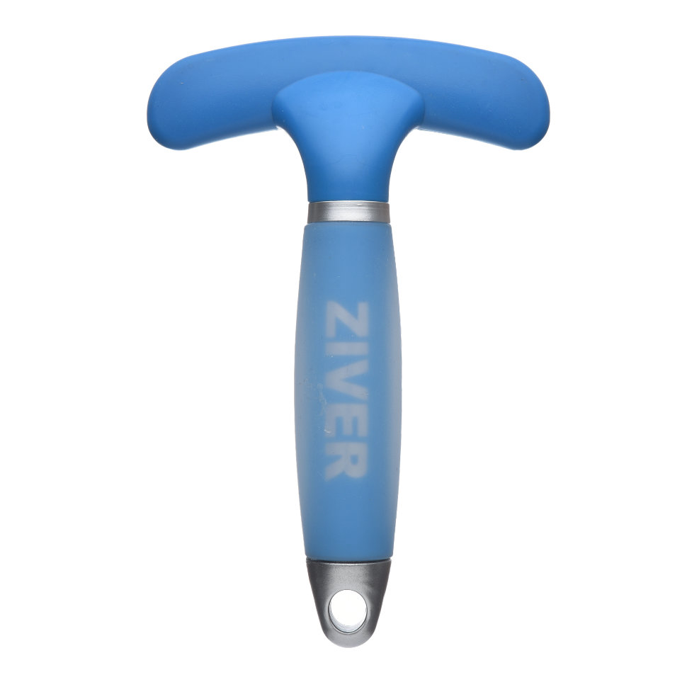 Расчёска-грабли ZIVER с гелевой ручкой Размер М для животных  2