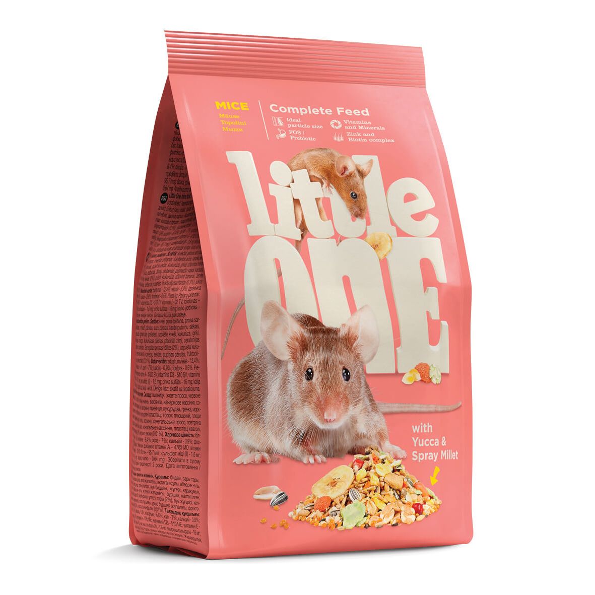 Little One корм для мышей декоративных пакет 400 г 1