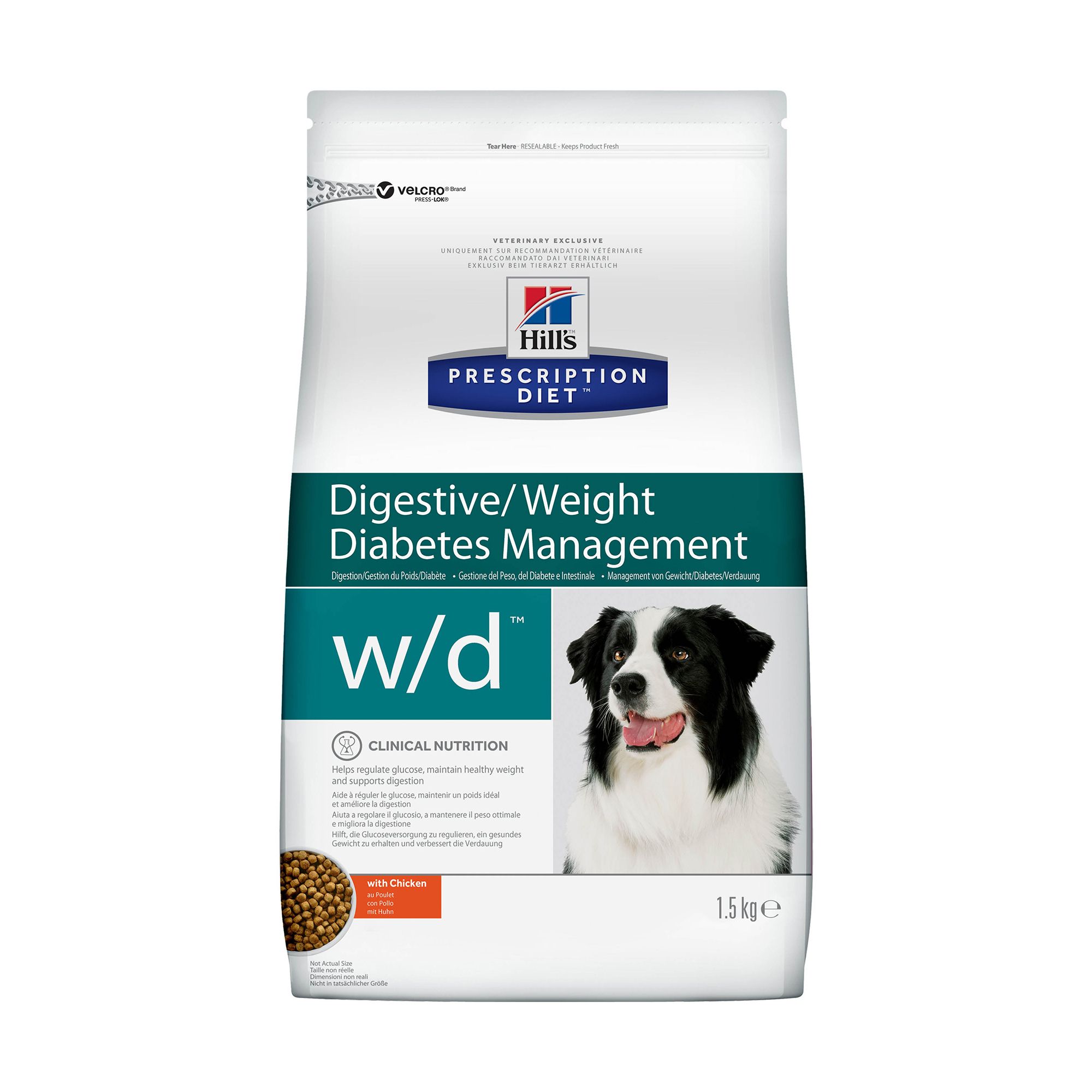Hill's PD W/D Low Fat - Diabetes - Colitis для собак 12 кг 1