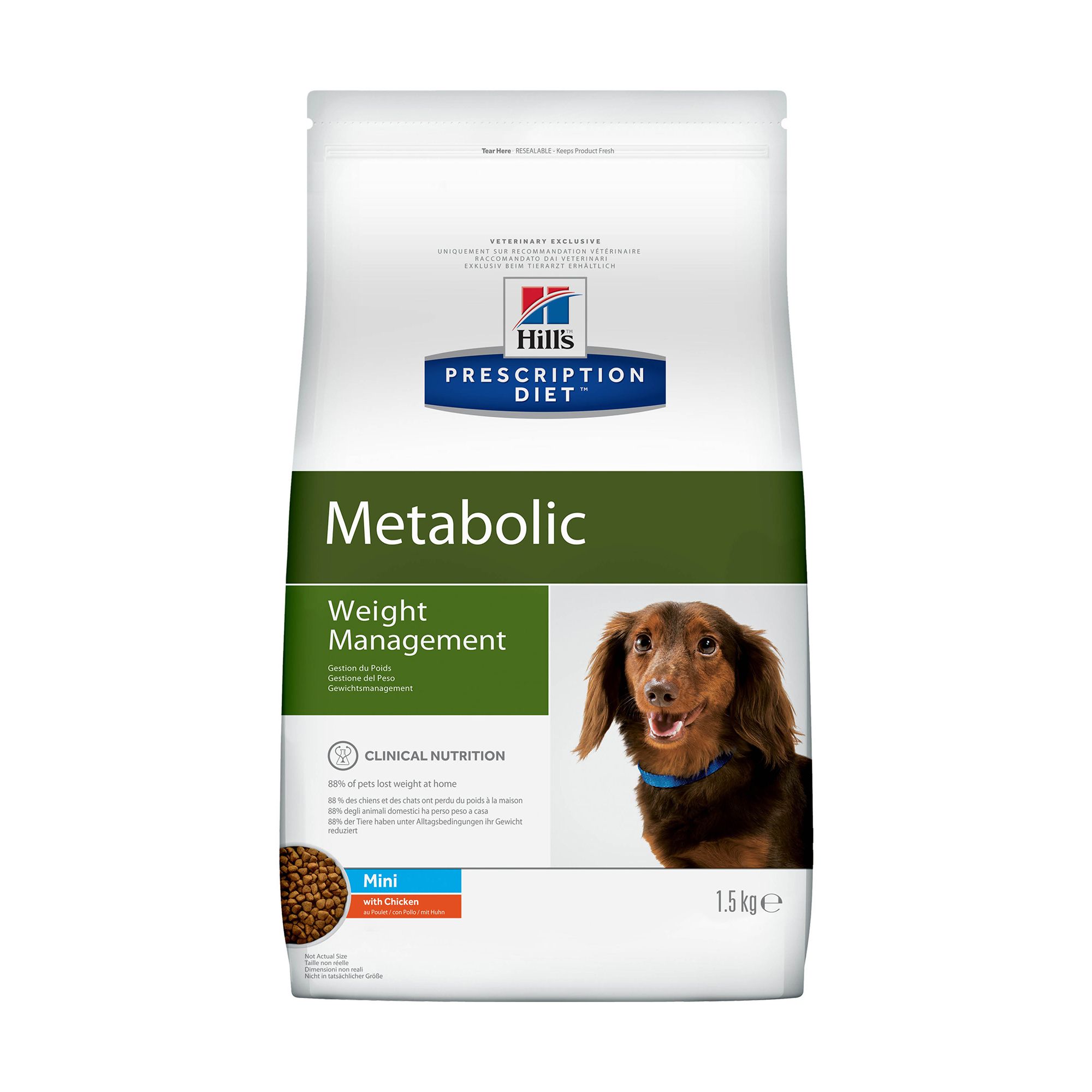 Hill's PD Metabolic для собак мелких пород 1,5 кг 1