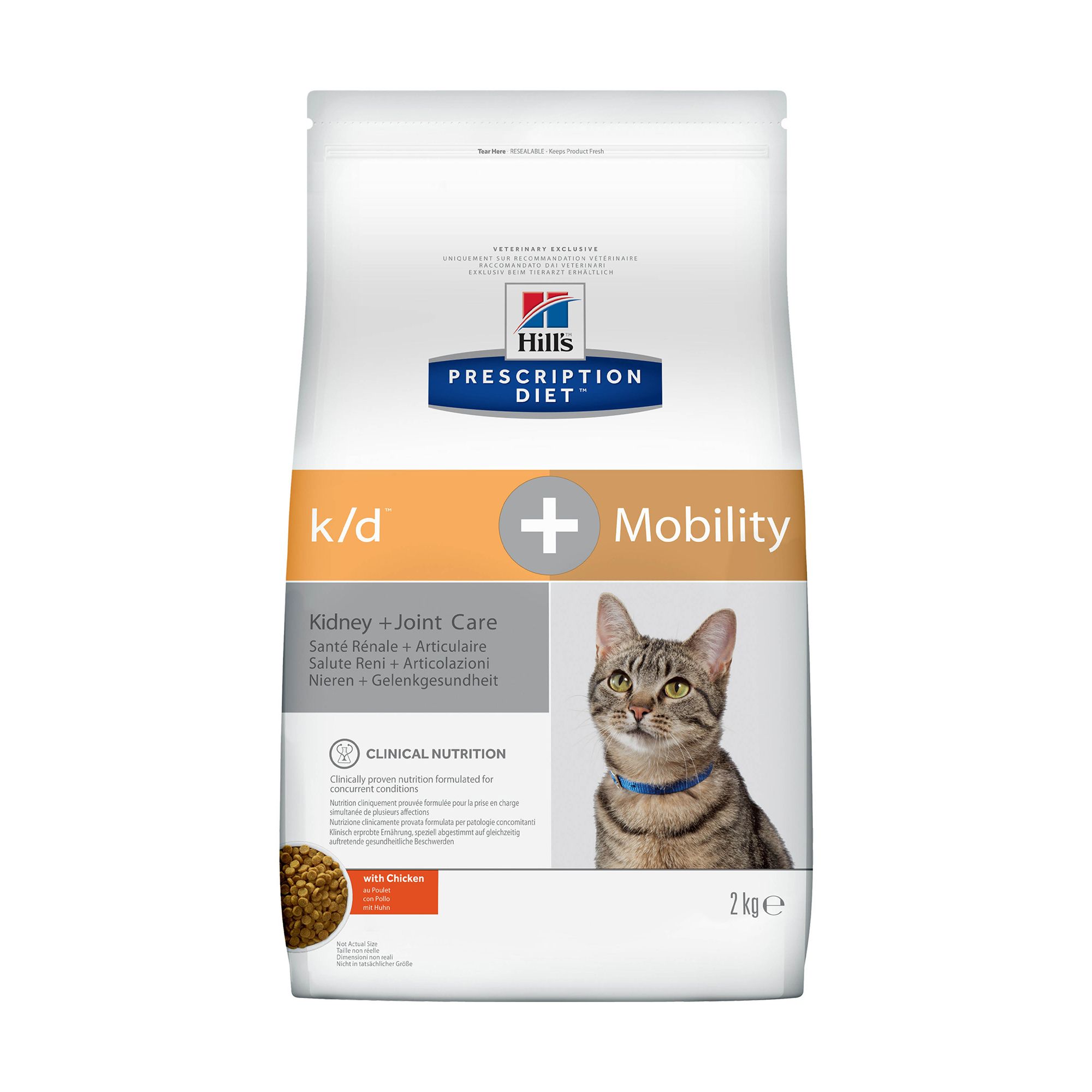 Hill's PD Kidney Care K/D+Mobility для кошек 2 кг 1