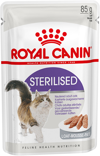 Royal Canin Sterilised паштет пауч для кошек 85 г 1