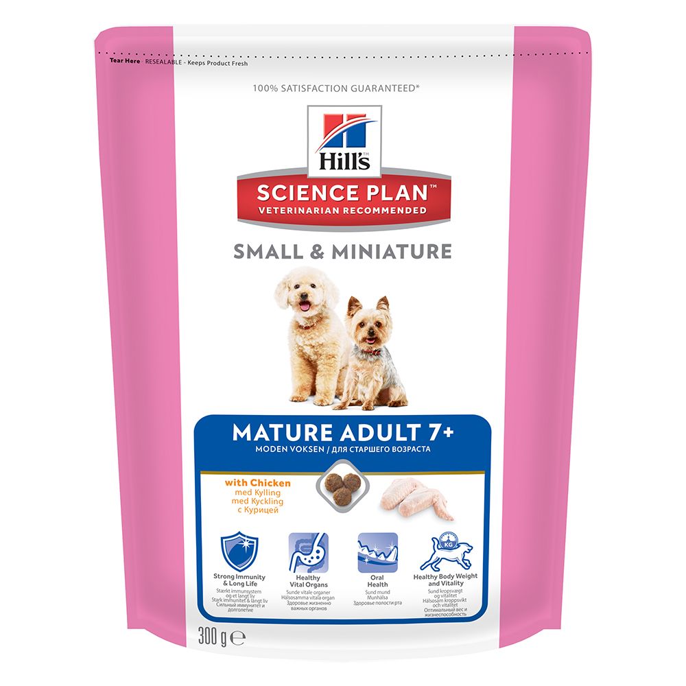 Hill's Mini Adult 7+ Курица/Рис для собак 1 кг 1